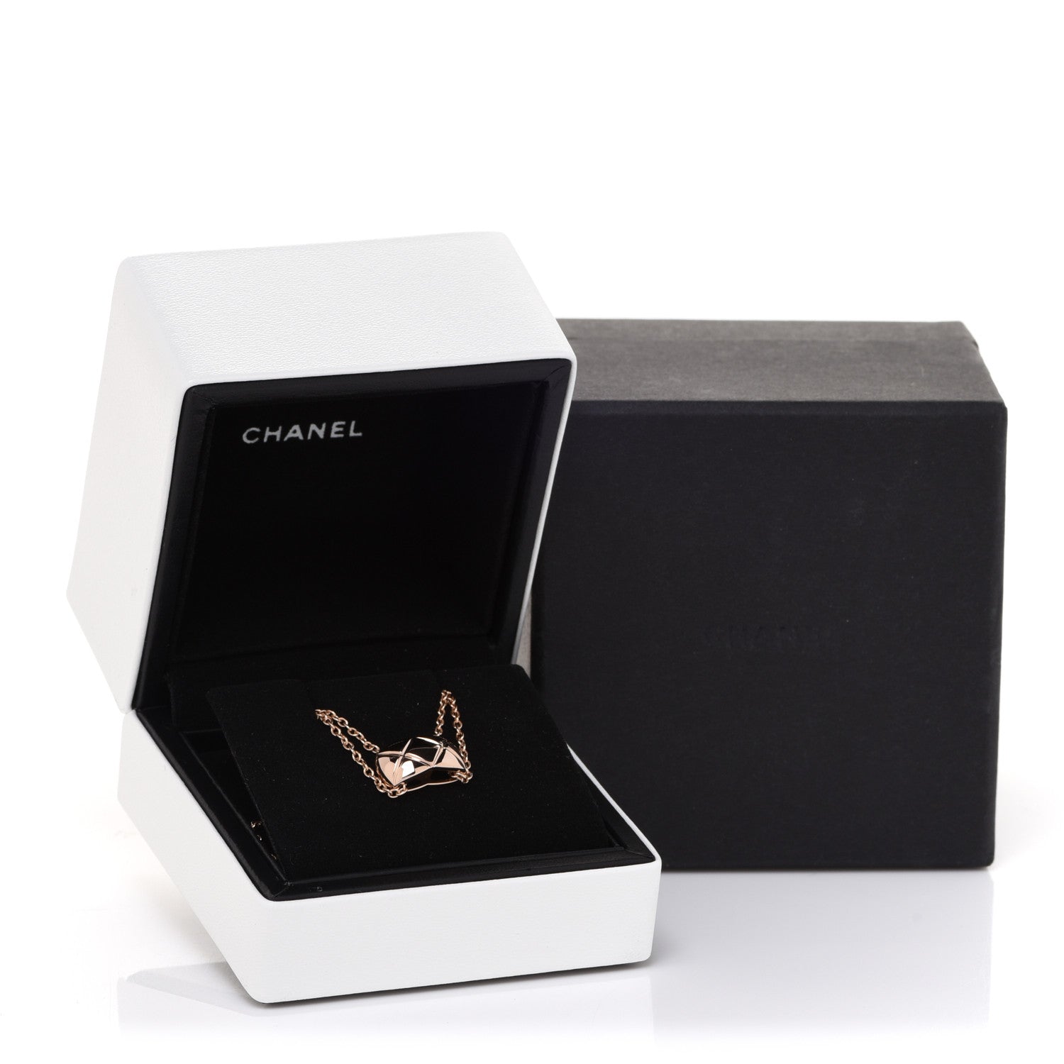 Chanel 18K Beige Gold Coco Crush Pendant Necklace 6 of 6