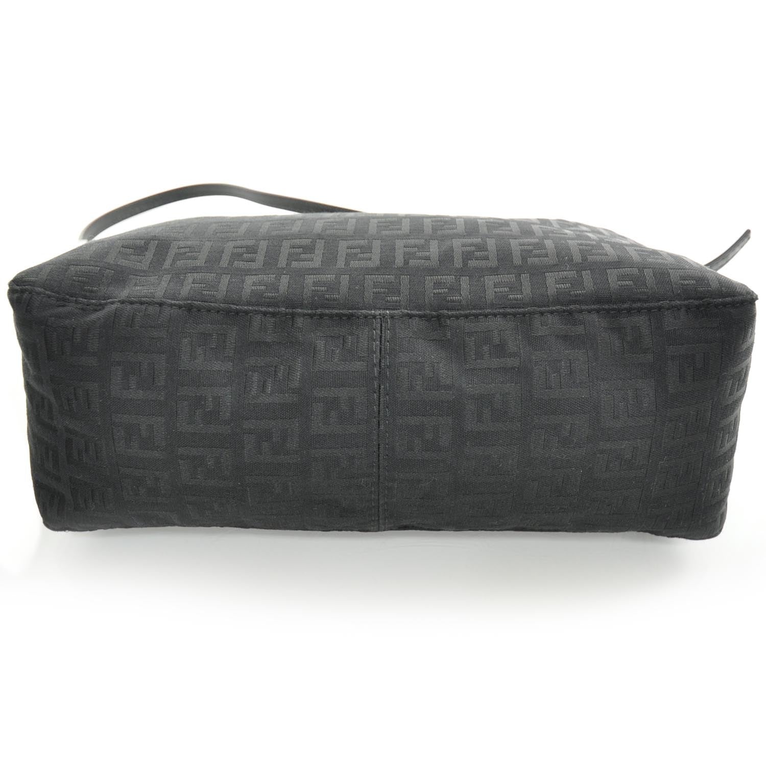 Fendi Canvas Zucchino Pochette Black 4 of 11