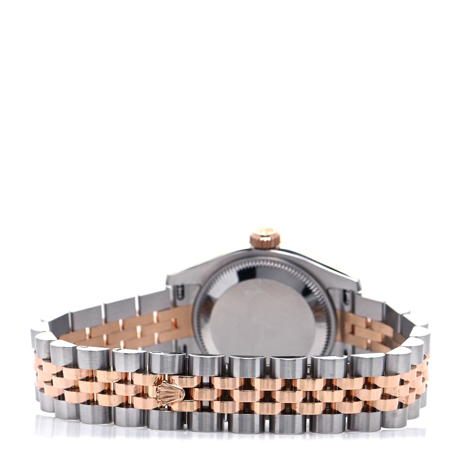 Rolex Stainless Steel 18K Everose Gold 26mm Oyster Perpetual Datejust Watch Pink Roman 179171 3 of 4