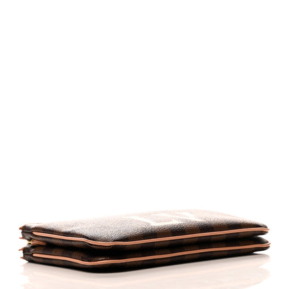 Louis Vuitton Damier Ebene Double Zip Pochette 5 of 9