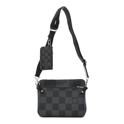 Louis Vuitton Damier Graphite 3D Trio Messenger 1 of 11