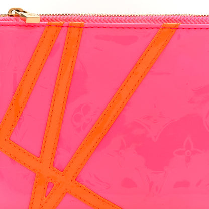 Louis Vuitton Vernis Fluo Lexington Pochette Pink 6 of 8
