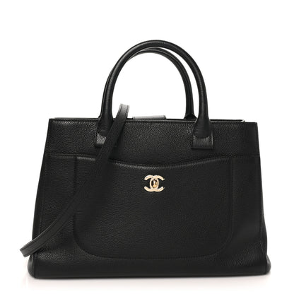 Chanel Grained Calfskin Small Neo Executive Shopper Tote Black 1 of 10
