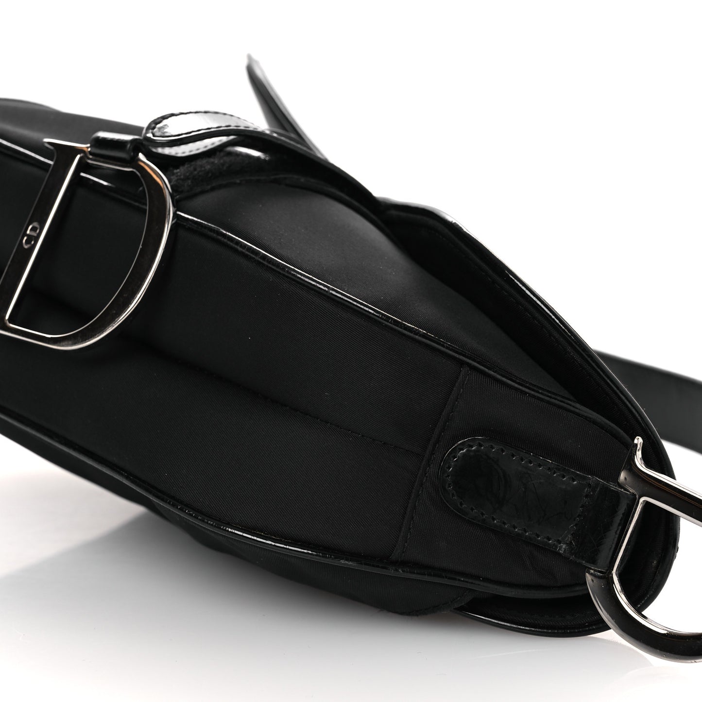 Nylon Saddle Bag Black