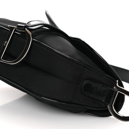 Christian Dior Nylon Saddle Bag Black 10 of 15