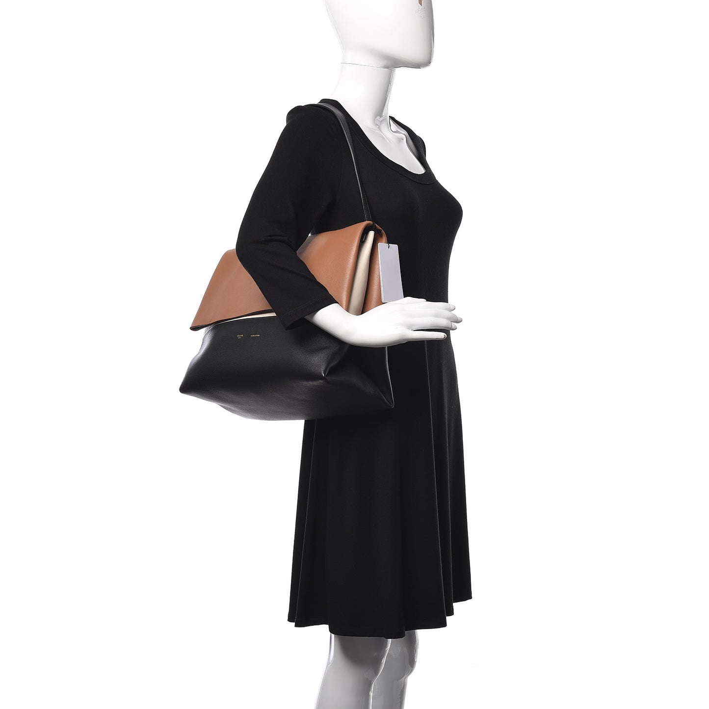 Calfskin All Soft Shoulder Bag Tan