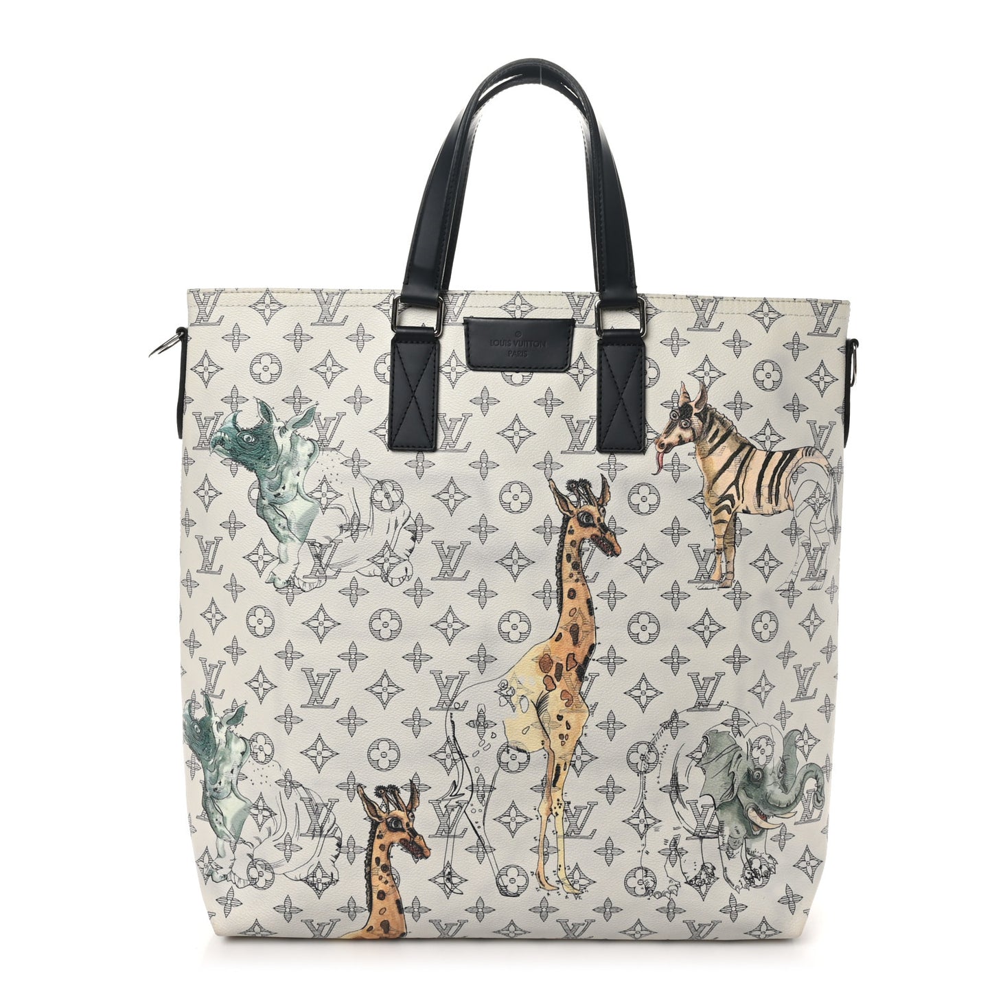 Savane Monogram Chapman Atlas Tote White