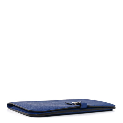 Hermes Togo Dogon Duo Wallet Bleu Electrique 4 of 7