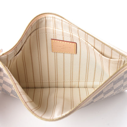 Louis Vuitton Damier Azur Neverfull MM GM Pochette 5 of 7