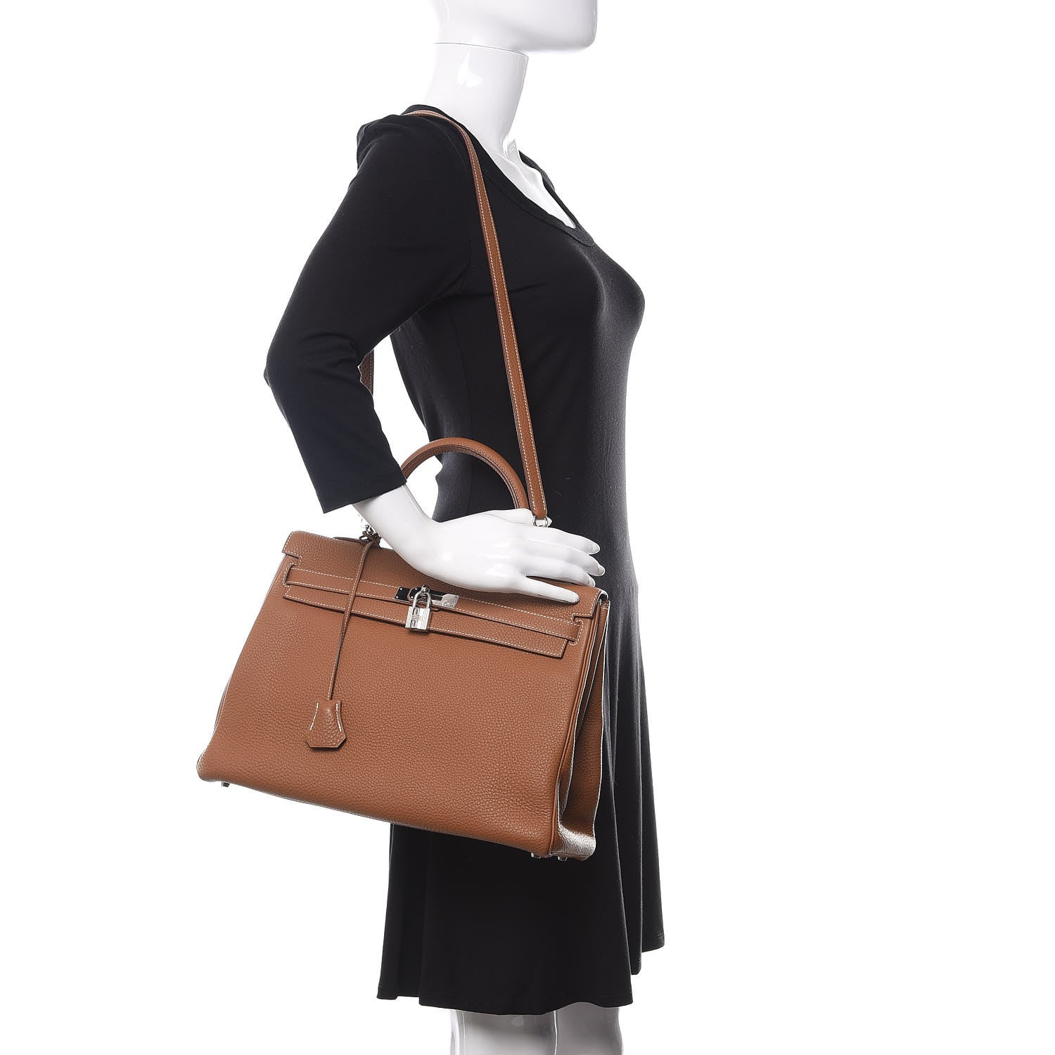 Hermes Togo Kelly Retourne 35 Gold 2 of 10