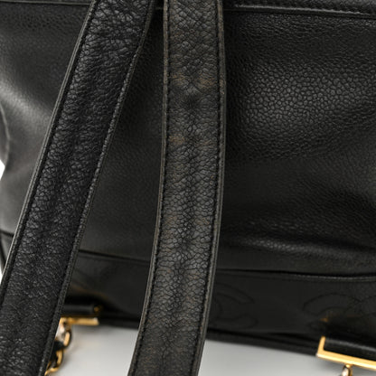 Chanel Caviar CC Backpack Black 16 of 19