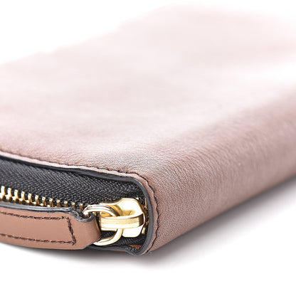 Burberry Signature Grain Calfskin Soft Renfrew Zip Around Wallet Tan 8 of 15