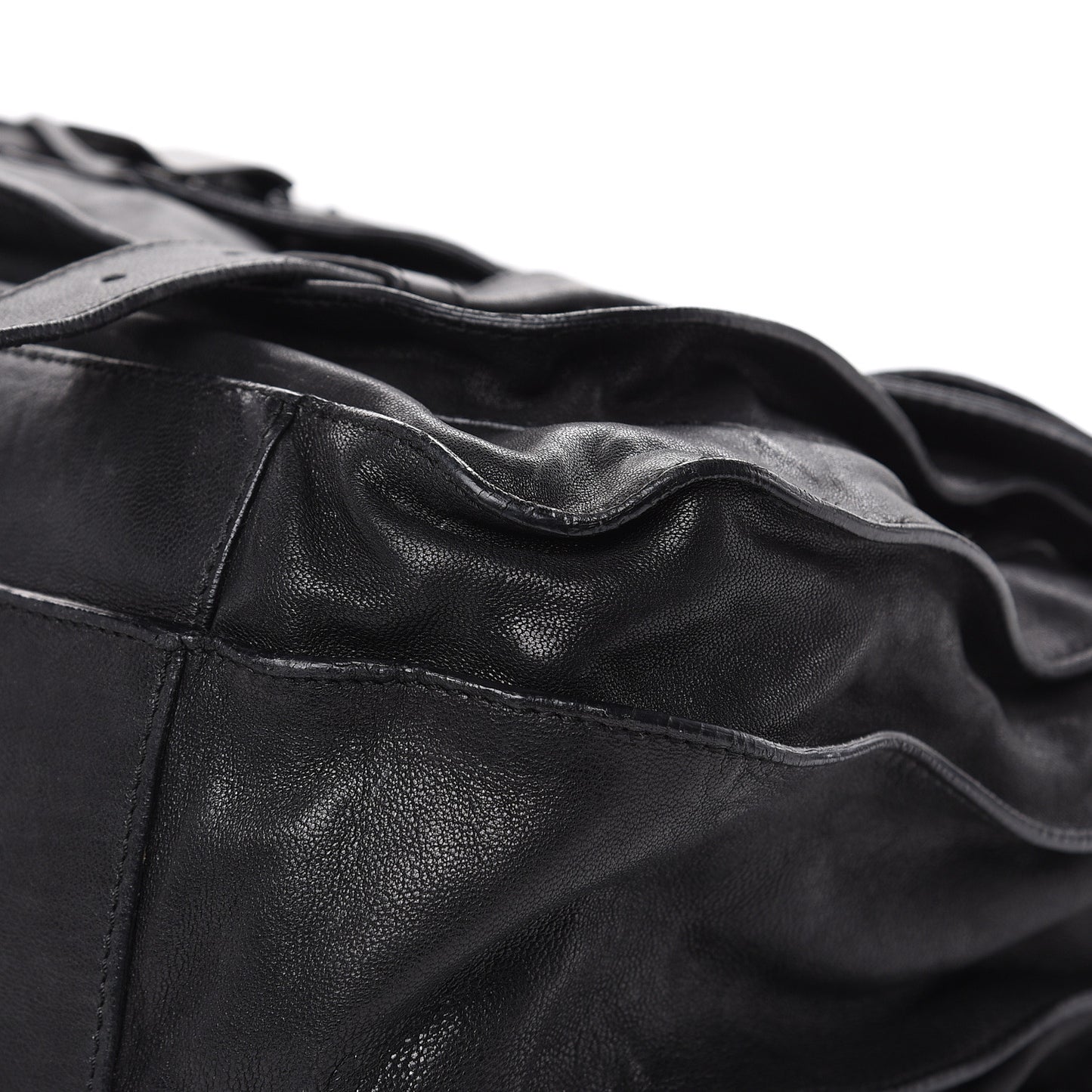 Lambskin PS1 Large Satchel Black