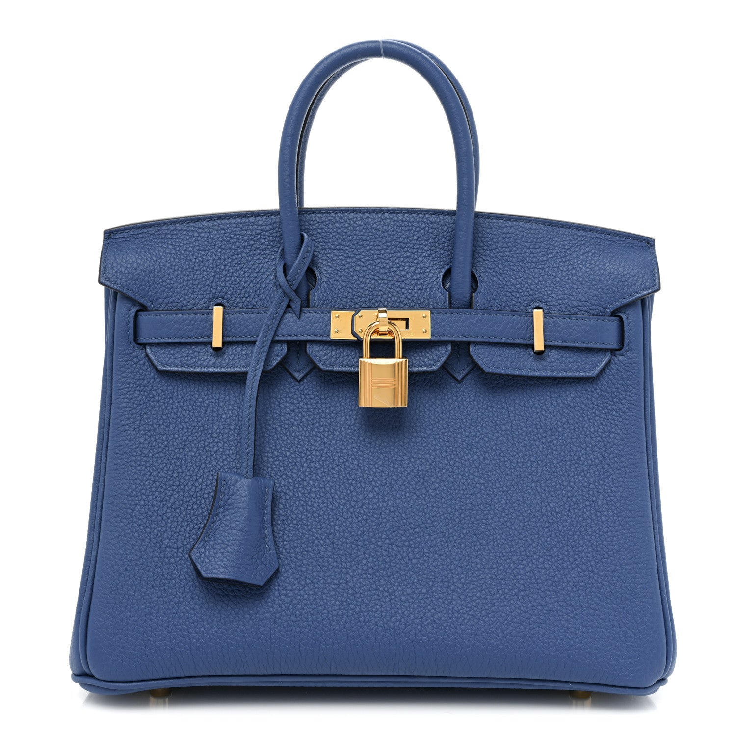 Hermes Togo Birkin 25 Bleu France 1 of 9