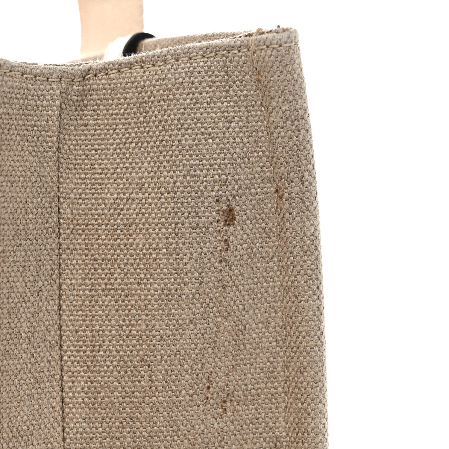 Chloe Linen Calfskin Medium Woody Ribbon Tote White 12 of 12