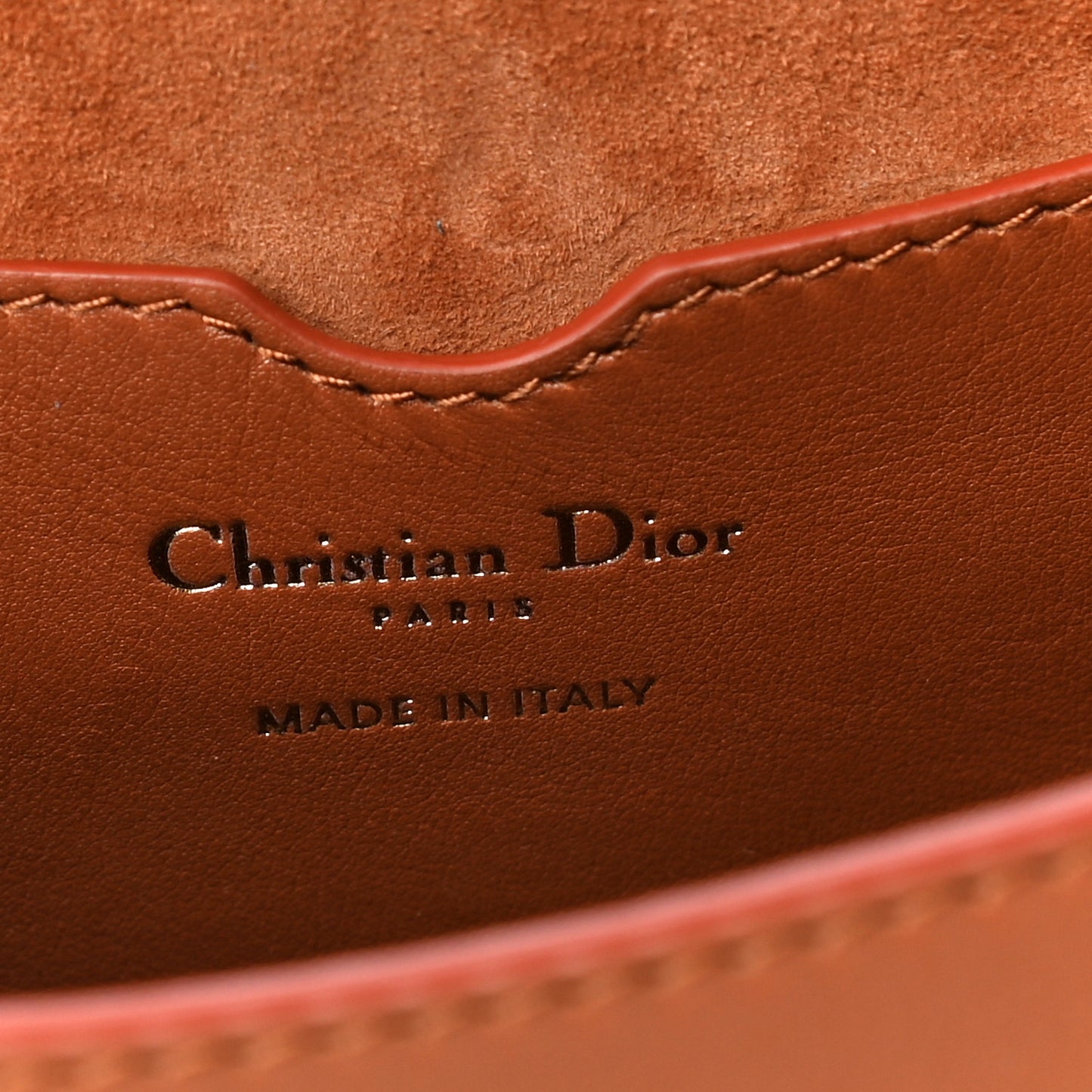 Grained Calfskin Medium Whipstitched Bobby Bag Dark Tan