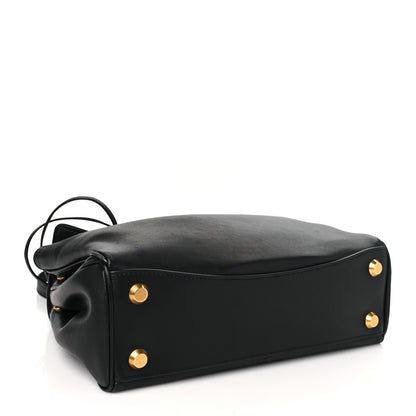 Balenciaga Natural Smooth Calfskin Small Rodeo Top Handle Handbag Black 4 of 10