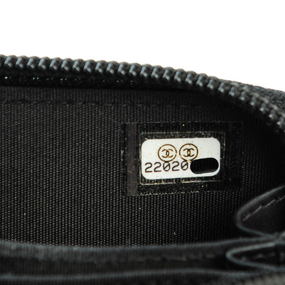 Chanel Caviar Timeless CC Zip Around Coin Purse Black 7 of 7
