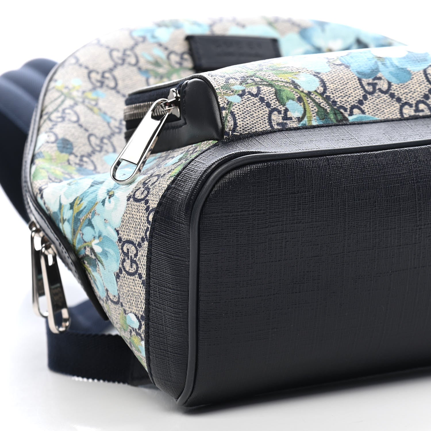 Gucci GG Supreme Monogram Blooms Small Day Backpack Blue 8 of 9