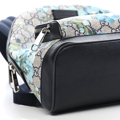 Gucci GG Supreme Monogram Blooms Small Day Backpack Blue 8 of 9