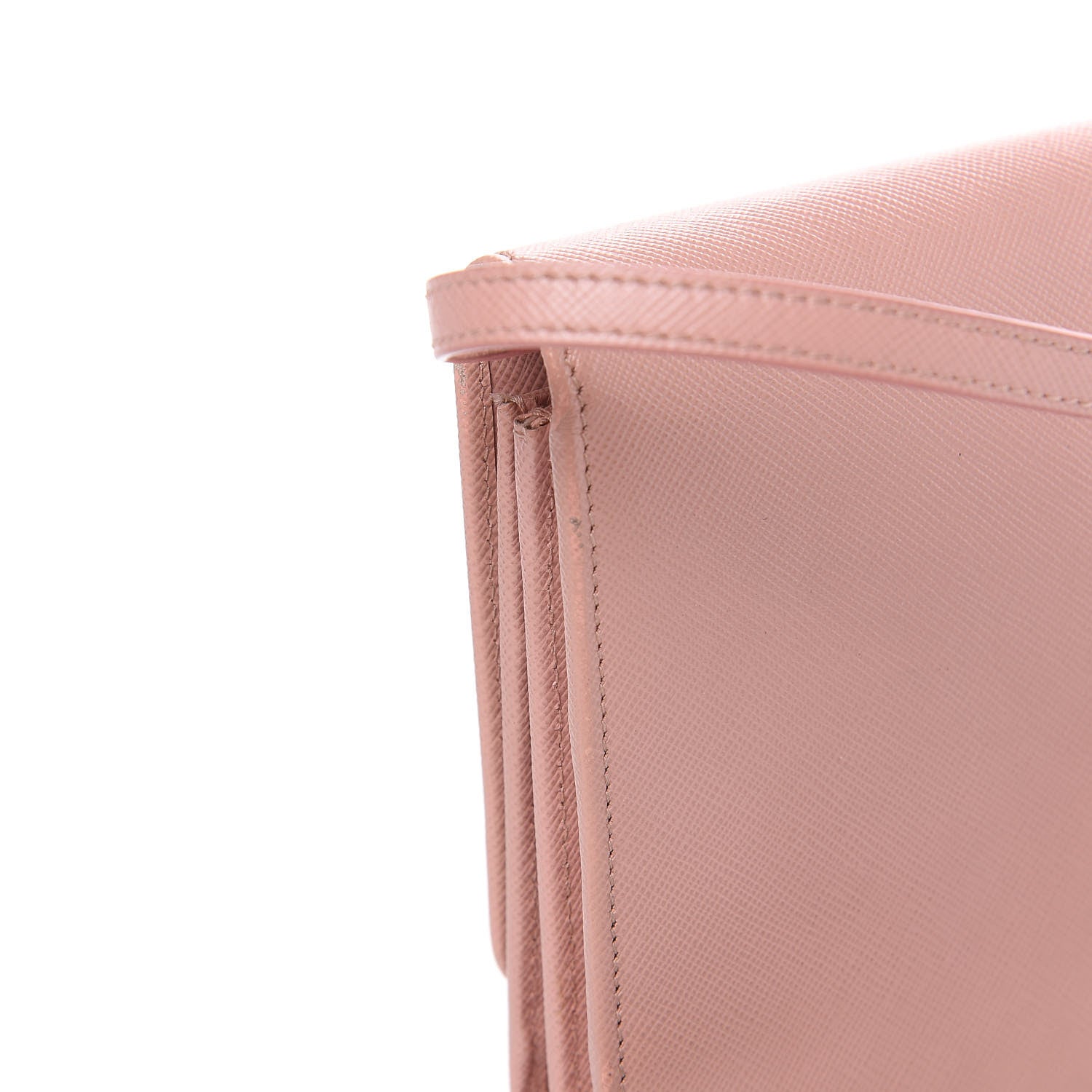 Prada Saffiano Metal Flap Wallet with Strap Orchidea 18 of 24