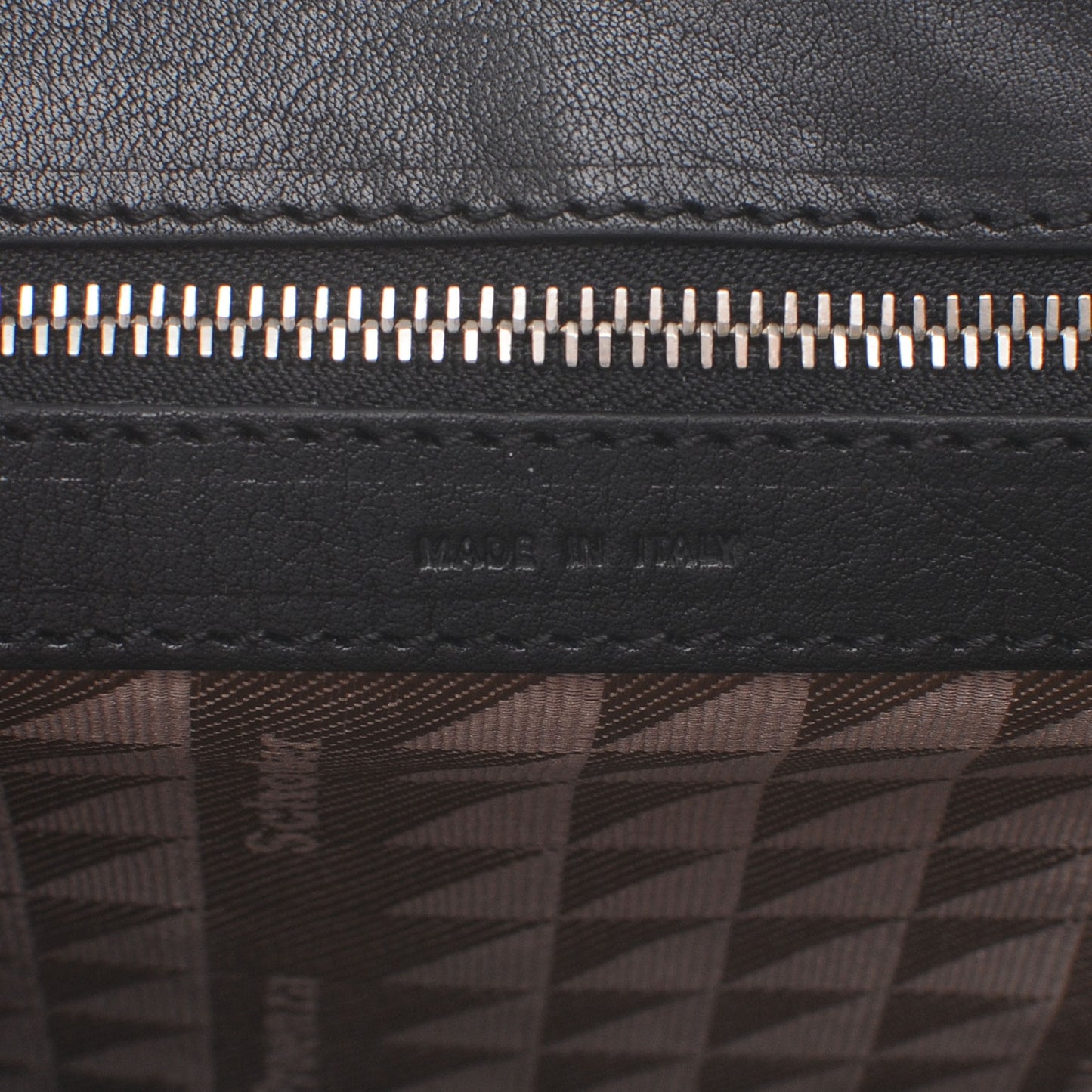 Textured Leather PS11 Shoulder Bag Black