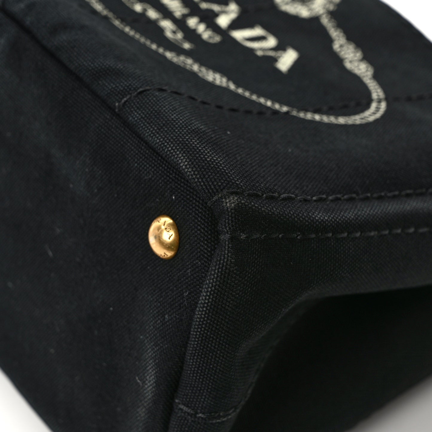 Canapa Small Logo Tote Black