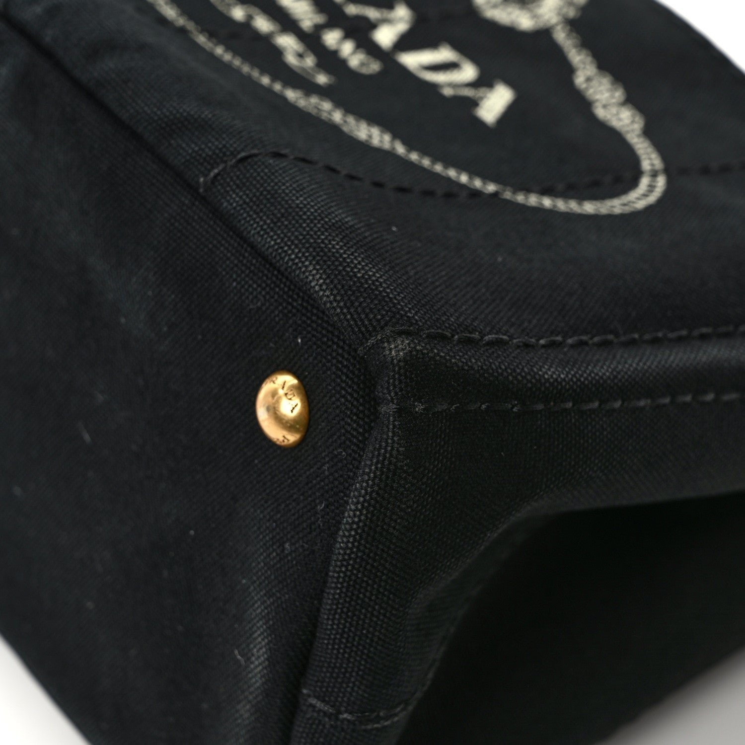 Prada Canapa Small Logo Tote Black 10 of 10