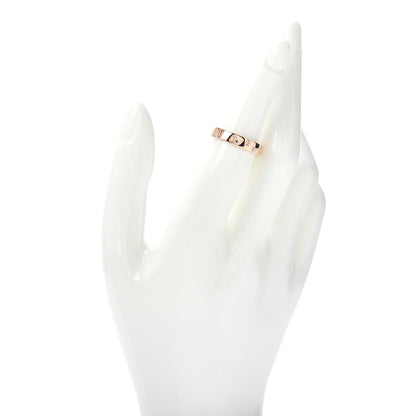 Cartier 18K Pink Gold 4mm Happy Birthday Band Ring 51 5.75 2 of 4