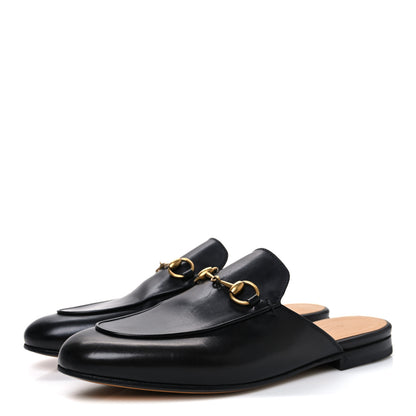 Gucci Calfskin Womens Princetown Slippers 36.5 Black 4 of 11