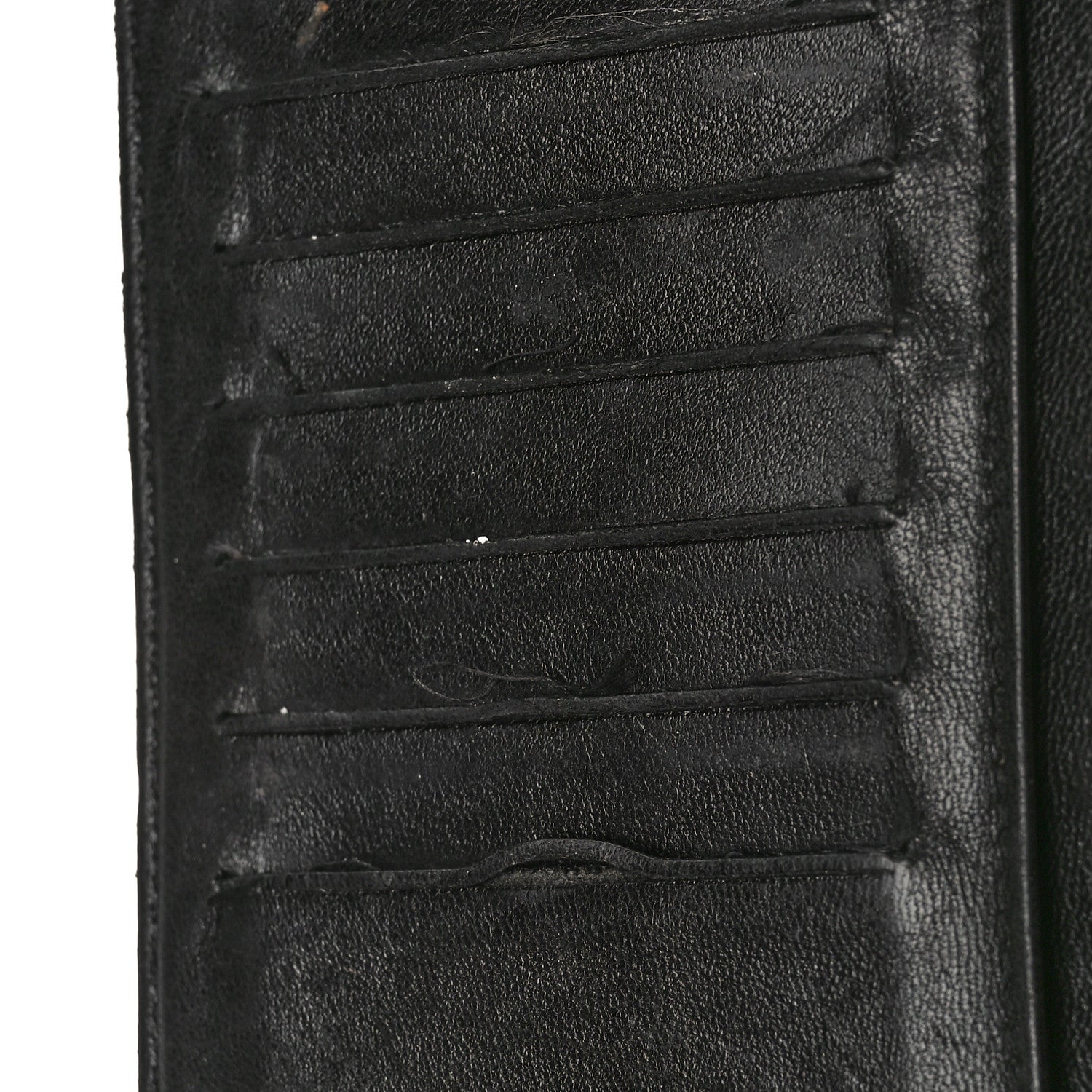 Chanel Patent Calfskin Quilted Yen Wallet Black 11 of 13