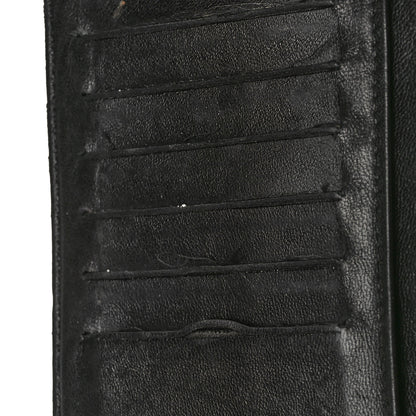 Chanel Patent Calfskin Quilted Yen Wallet Black 11 of 13