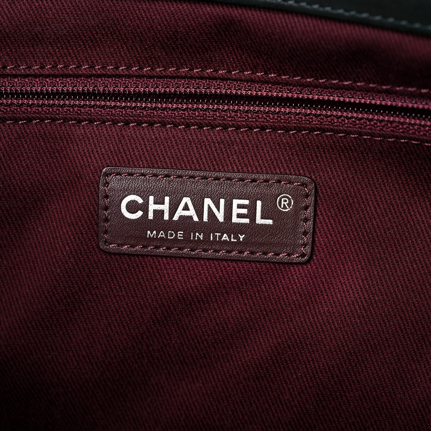 Chanel Iridescent Glazed Calfskin In The Mix Tote Dark Green 5 of 19