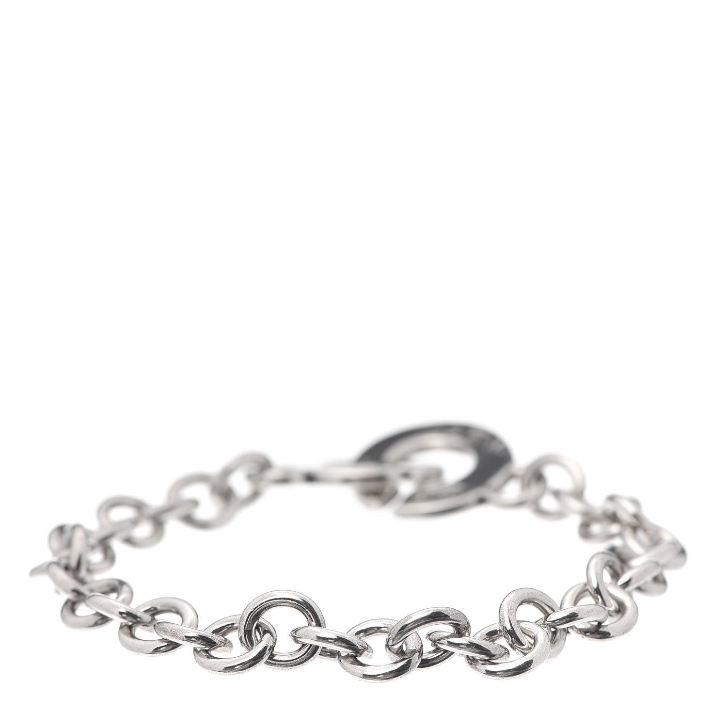 Tiffany Sterling Silver 1837 Circle Clasp Bracelet 3 of 4