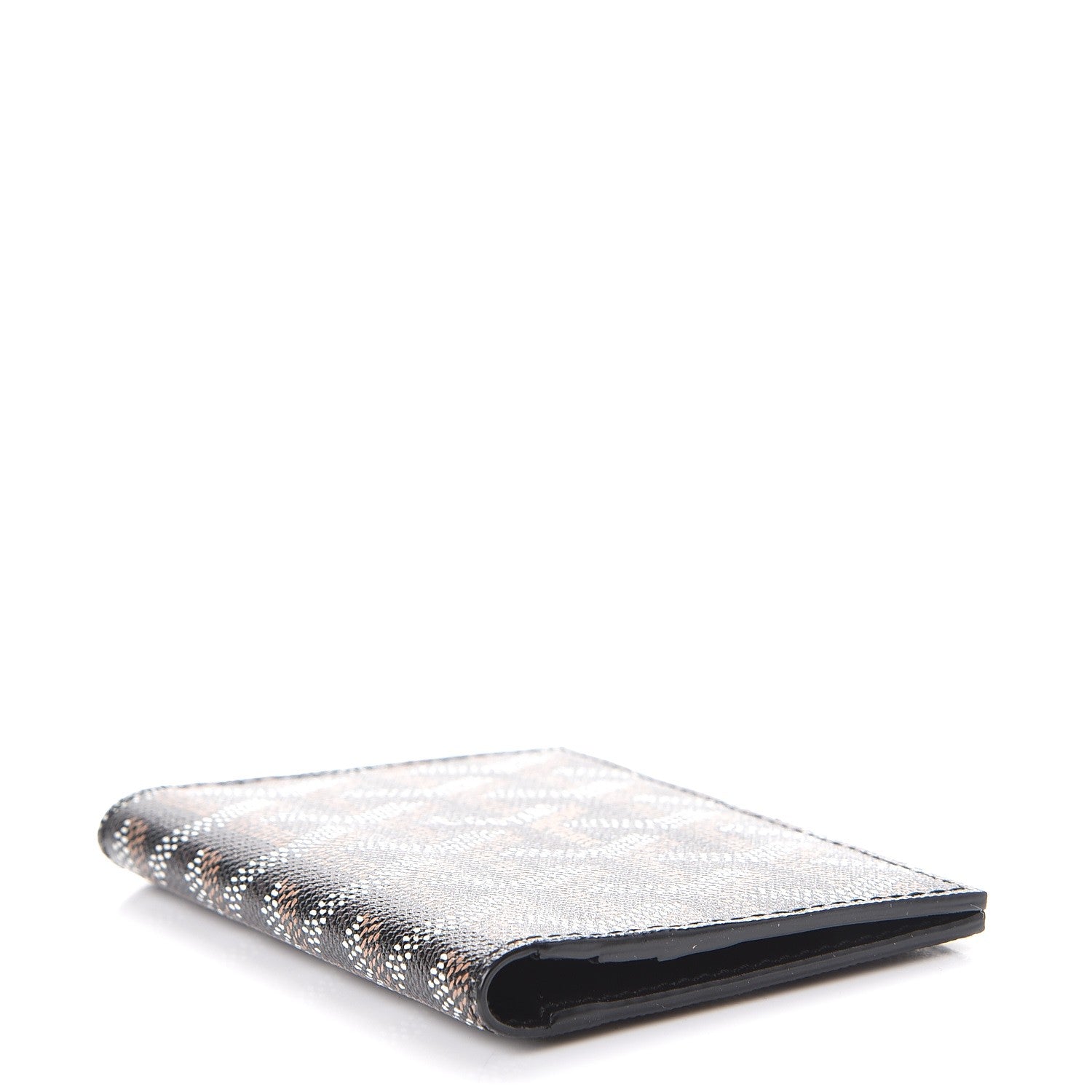 Goyard Goyardine Saint Marc Folding Card Case Black 4 of 7