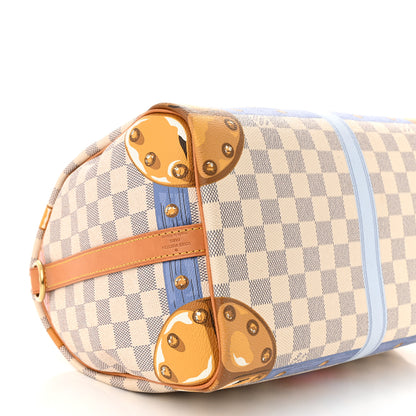 Louis Vuitton Damier Azur Summer Trunks Speedy Bandouliere 30 9 of 13