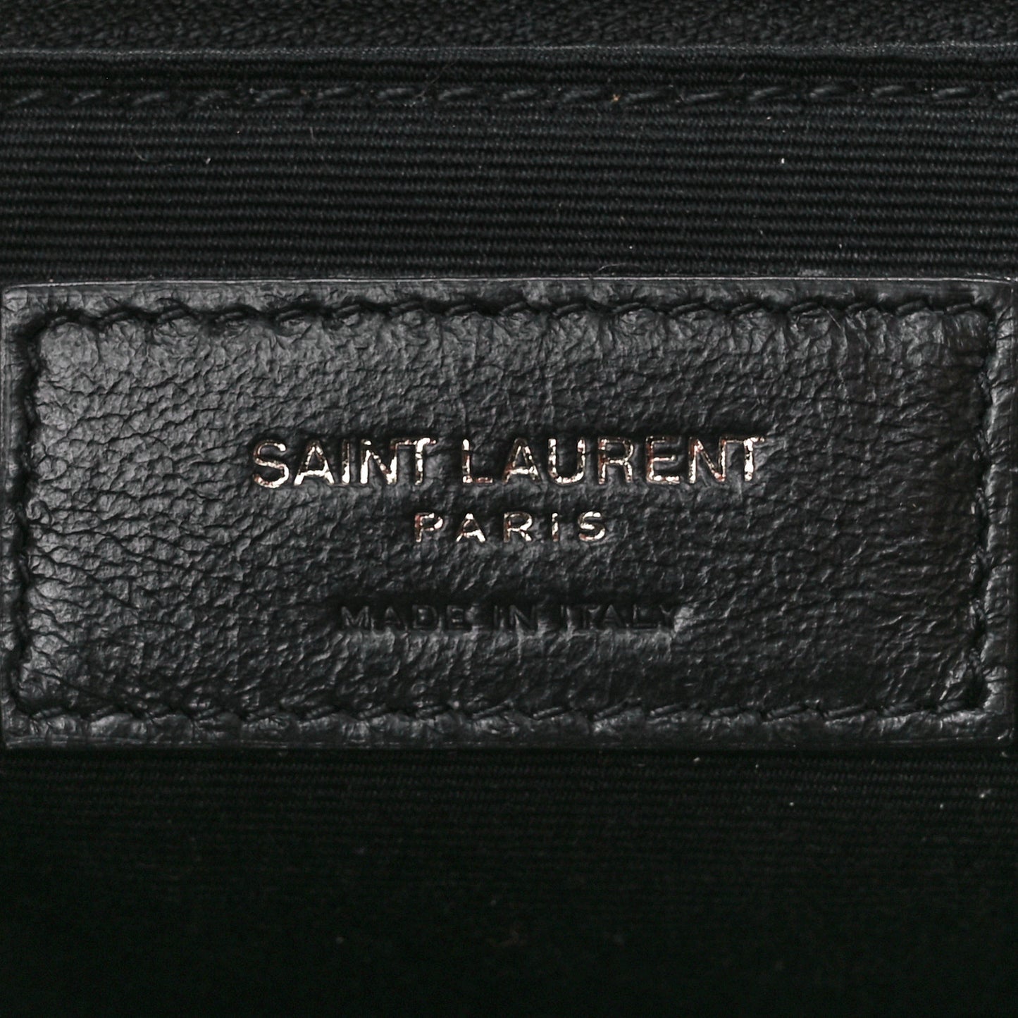 Crinkled Calfskin Matelasse Monogram Medium Niki Chain Satchel Black