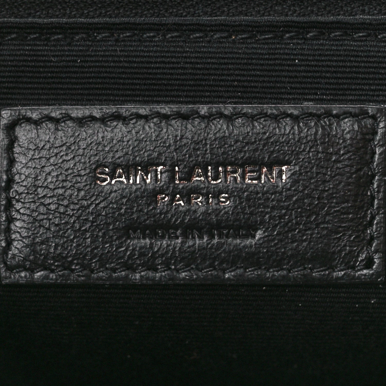 Saint Laurent Crinkled Calfskin Matelasse Monogram Medium Niki Chain Satchel Black 7 of 12
