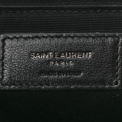 Saint Laurent Crinkled Calfskin Matelasse Monogram Medium Niki Chain Satchel Black 7 of 12