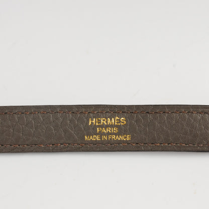 Hermes Taurillon Clemence Kelly Retourne 32 Etain 23 of 23