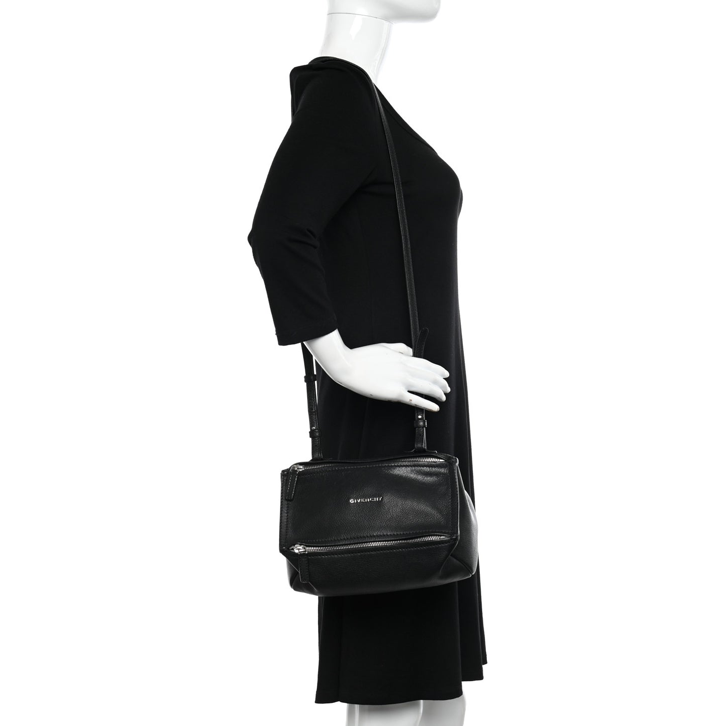 Sugar Goatskin Mini Pandora Black