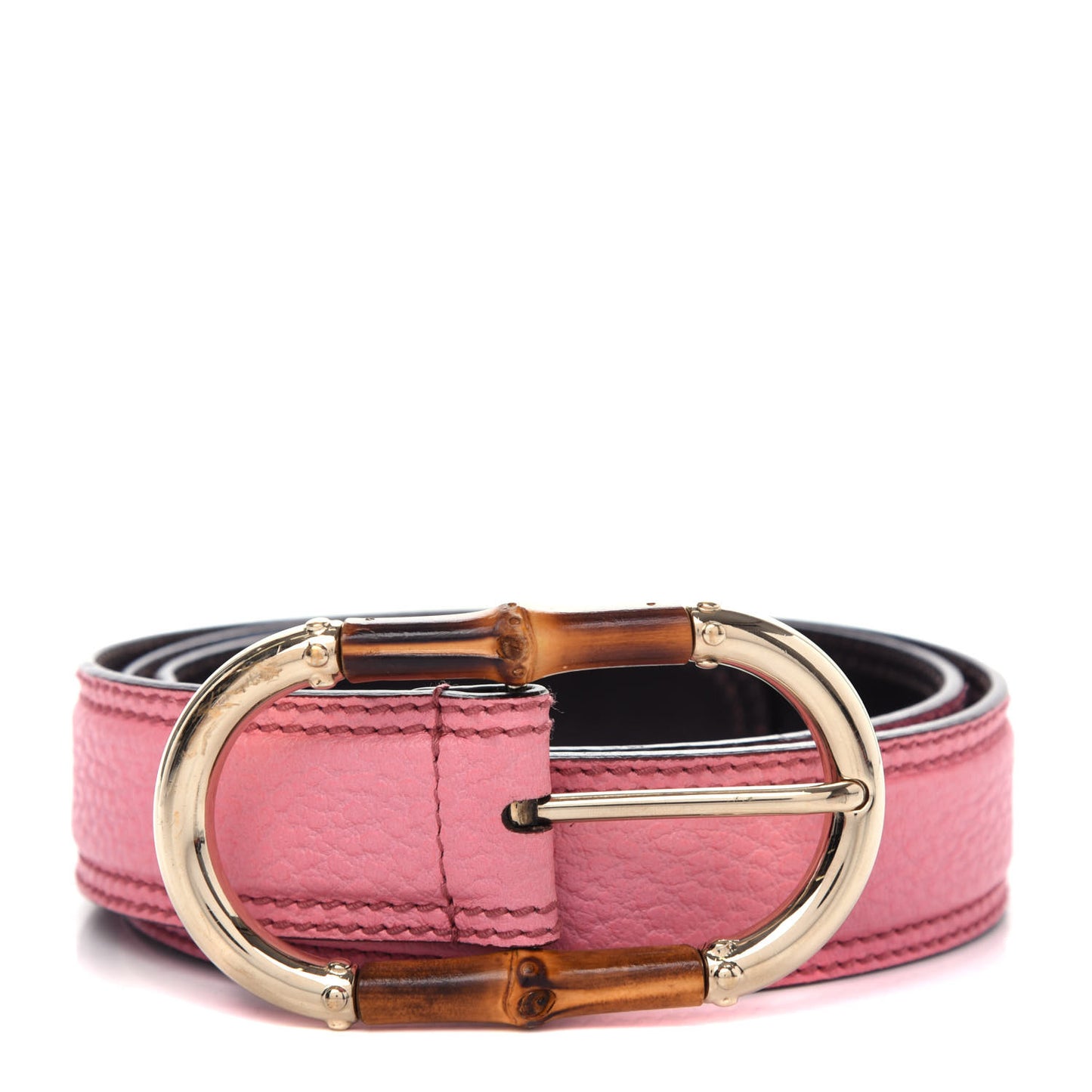 Calfskin Bamboo Belt 90 36 Pink