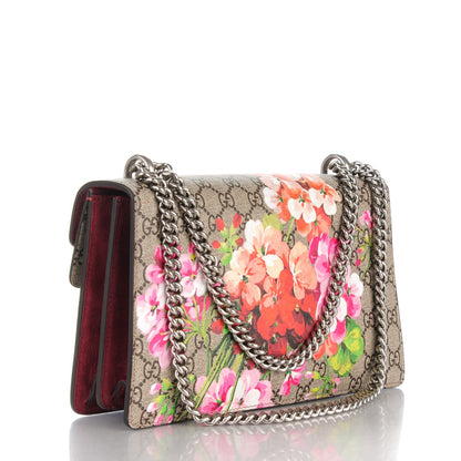 Gucci GG Supreme Monogram Blooms Small Dionysus Shoulder Bag Beige Multicolor Dry Rose 3 of 7