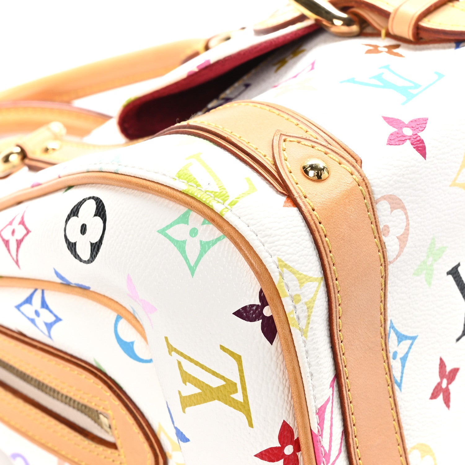 Louis Vuitton Monogram Multicolor Priscilla White 8 of 11