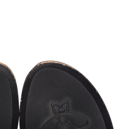 Gucci Calfskin GG Marmont Thong Sandals 41 Black 10 of 14