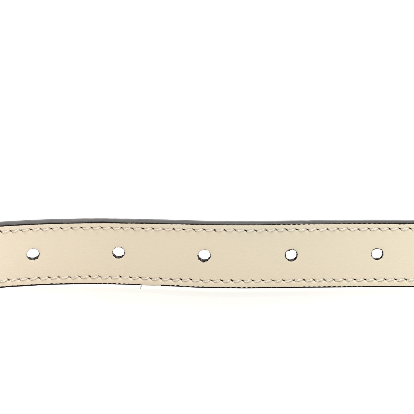 Calfskin GG Supreme Monogram Double G Reversible 20mm Belt 80 32 Acero