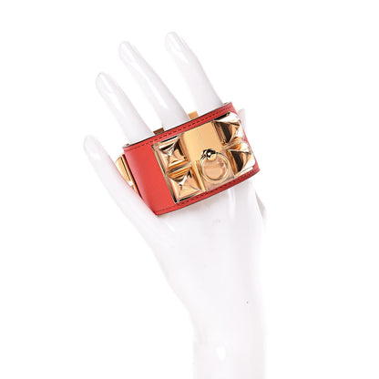 Hermes Swift Collier de Chien CDC Bracelet S Rouge Tomate 2 of 6