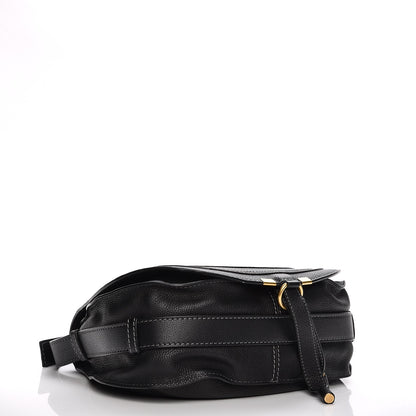 Chloe Calfskin Medium Marcie Round Crossbody Bag Black 4 of 7