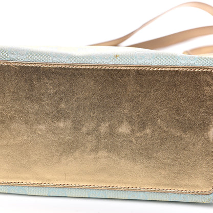 Gucci Monogram Small Bucket Tote Turquoise 10 of 13