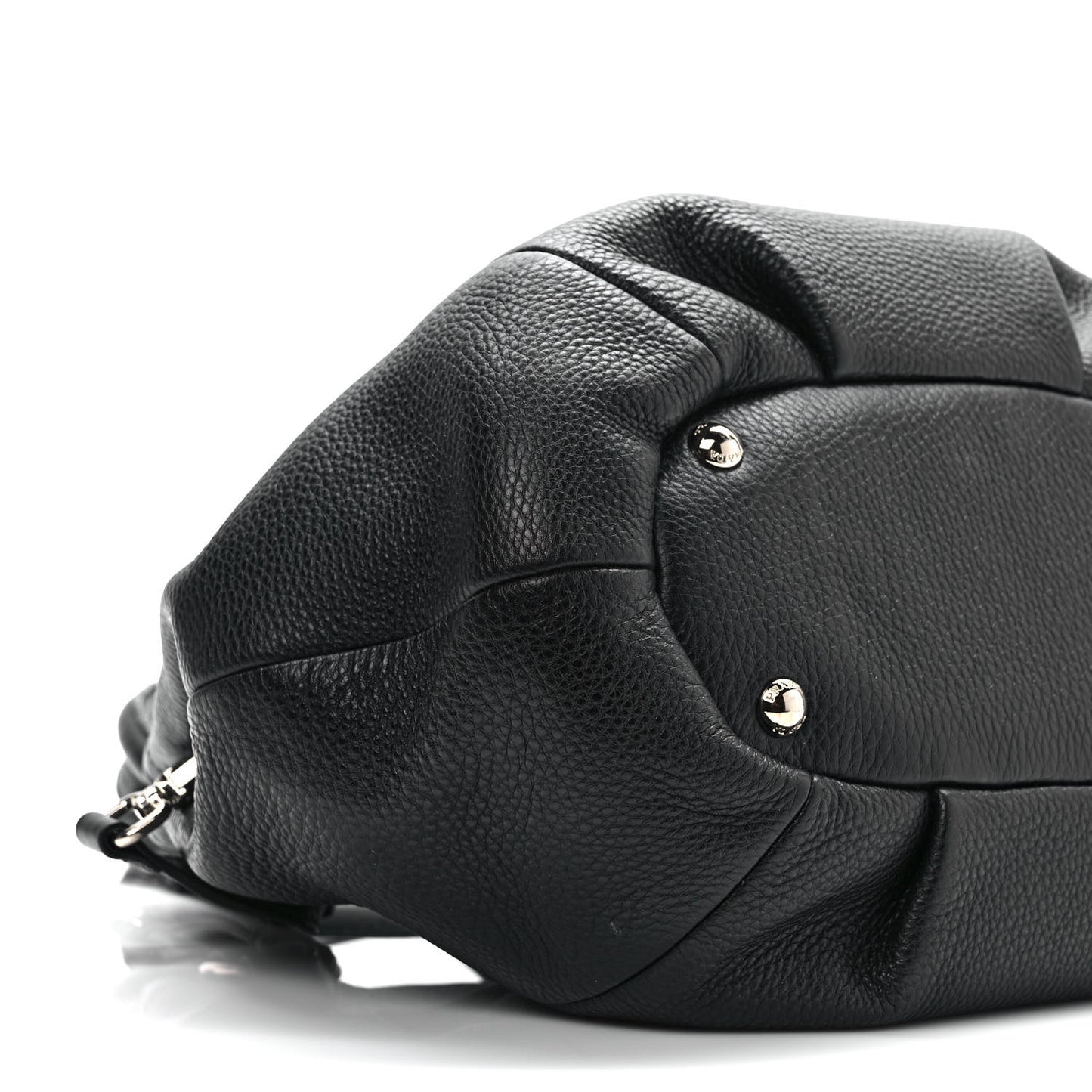 Vitello Daino Shopping Tote Black